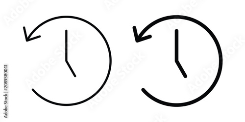 Canvastavla Past icon simple drawings set