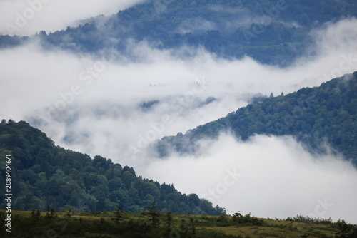 Fotografie 雲海に包まれた山の景色