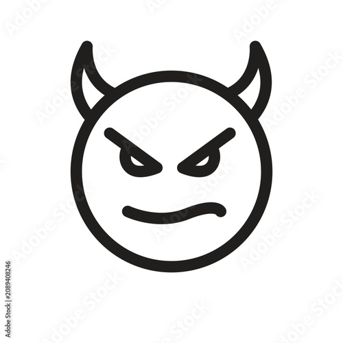 Evil emoji