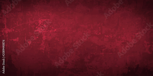 Abstract Red Grunge Wall Texture Background with Vintage Distressed Paper Pattern and Aged Rustic Surface Design