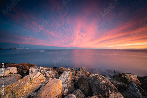 Stunning Sky Over Mediterranean Sea, Cambrils, Spain