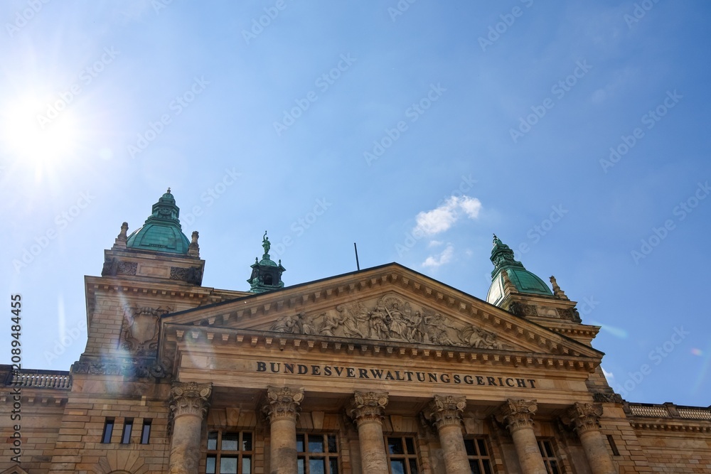 Obraz premium Leipzig, Germany - 22. May 2026: German Federal Administrative Court building in Leipzig city