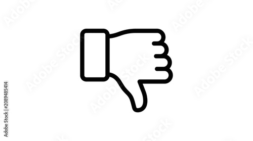 Thumbs Down Icon - Negative Feedback Symbol