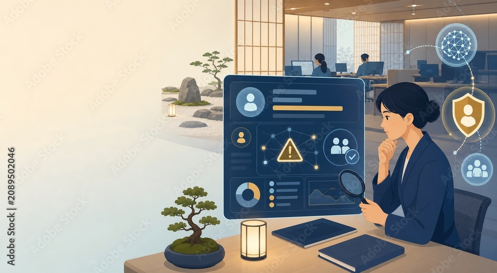 Naklejka premium Responsible AI Fraud Detection at Japanese Financial Institution