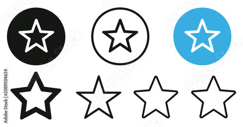 Foto Favorite Star Rating Symbol with Reward Review Ranking Quality Score and Rating