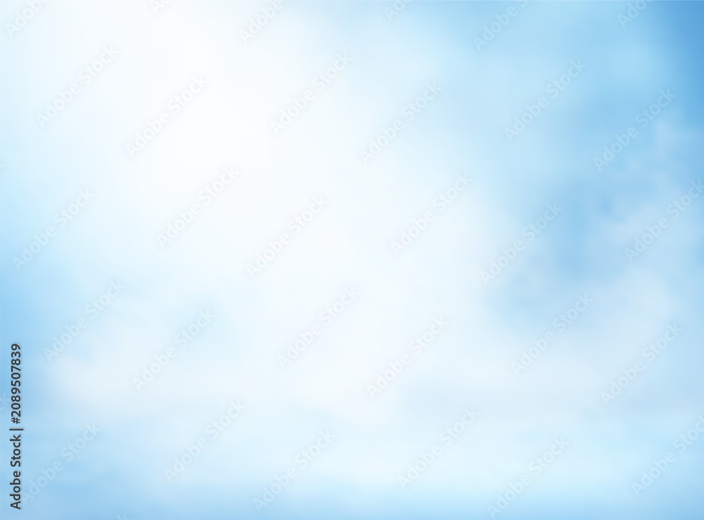 Fototapeta premium Soft Blue Abstract vector background