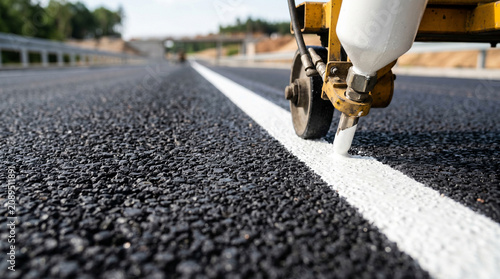 asphalt road roller