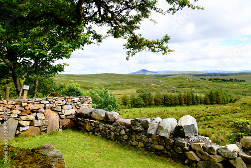 Foto Connemara National Park is a beautiful protected area in western Ireland, known for its mountains, blanket bogs, heathlands, and scenic lakes