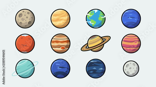 Fotografie Celestial bodies collection