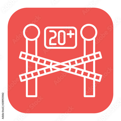 Fotografi Age Barrier Icon
