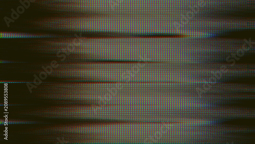 Konstfotografi CRT glitch effect.