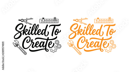 Labor day skilled labor create graphic design