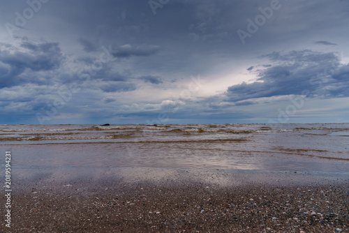 beach in the morning