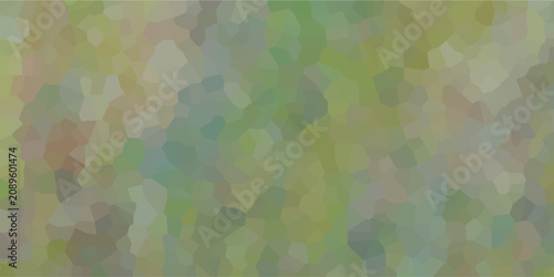 Fotografie Abstract geometric mosaic pattern with green yellow pink and blue gradient colors vector
