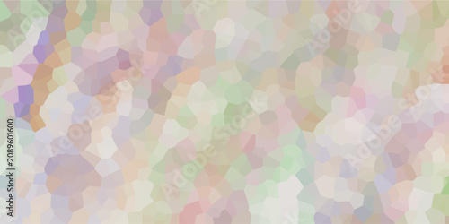 Φωτογραφία Abstract geometric mosaic pattern with green yellow pink and blue gradient colors vector
