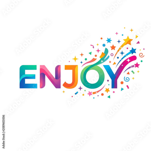Enjoy the vibrant and colorful celebration with exploding stars and confetti, perfect for invitations and decorations, adding a touch of festive fun
