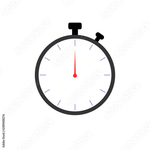 Vector illustration of a stopwatch.