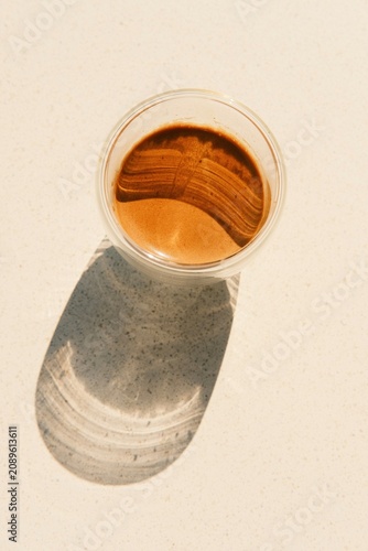 coffee cup on white background