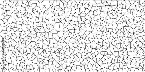 Broken Glass Quartz natural fragment Cement kitchen decor. White abstract Voronoi diagram retro tiles pattern broken glass geometric shapes.  Broken Glass/Quartz glass fragment for Website Background 