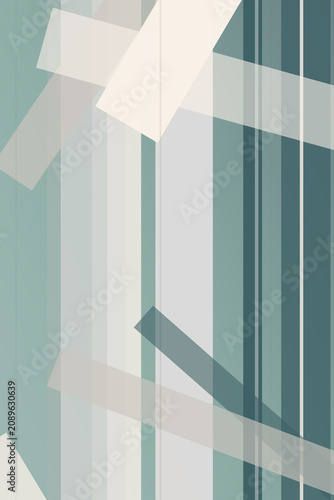 Minimal geometric abstract background with teal and cream shapes, crisp modern lines, calm professional mood, suitable for branding, websites, and presentations with copy space.