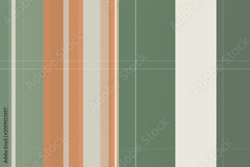 Canvastavla A geometric retro pattern of green, peach, and off-white vertical stripes creates a calm, modern backdrop with clean copy space for design and marketing use