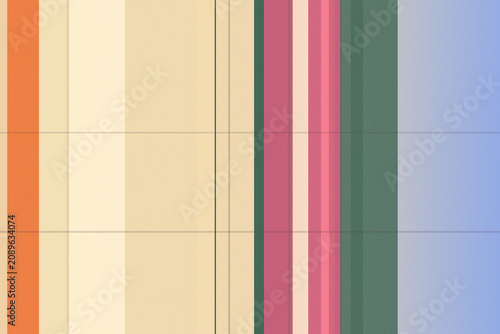 Retro vertical stripes abstract background with orange, pink, and green tones, offering a calm, colorful design for banners, posters, and web layouts.