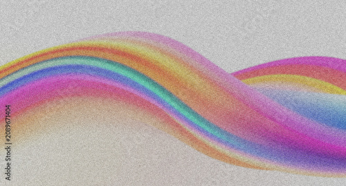 Retro grainy rainbow wave background, vintage colorful gradient abstract texture, nostalgic 70s aesthetic design element lo-fi texture 4K grainy texture Background