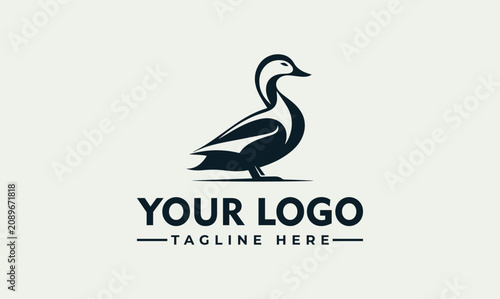 Professional Vector Logo Illustration Duck Design Template for Modern Business Branding Identity