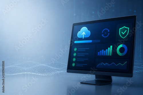 cloud backup recovery status screen reviewing privacy audit results