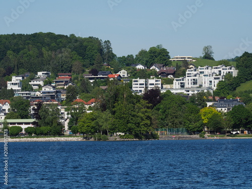 Austrian lakes - beautiful and rich on the shore