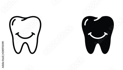 Tooth and Toothpaste Vector Illustration Dental Care Icon with Healthy Teeth Cartoon Symbol for Dentist Hygiene Medicine Logo Design Isolated on White Background
