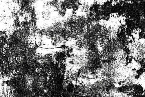 Фотография Abstract grunge texture featuring high contrast black and white patterns with a