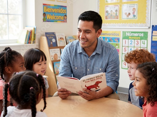 teacher students classroom education mexican american male elementary bilingual domestic shows mexican american male elementary bilingual teacher short and supports education stories teacher profiles