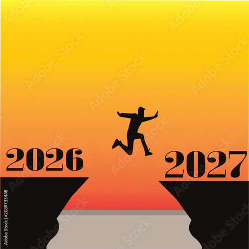 happy jumping people in 2027