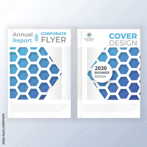 modern design template for business book cover annual report corporate flyer