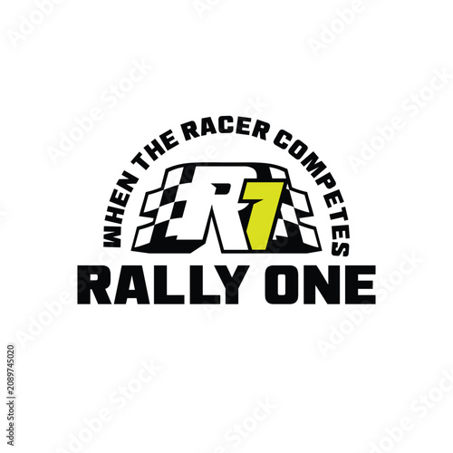 Rally One is a modern motorsport logo that symbolizes speed, passion, and victory. Its bold typography and checkered flag elements create a powerful identity for racing teams, automotive brands, and c