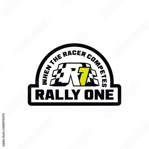 Rally One is a modern motorsport logo that symbolizes speed, passion, and victory. Its bold typography and checkered flag elements create a powerful identity for racing teams, automotive brands, and c