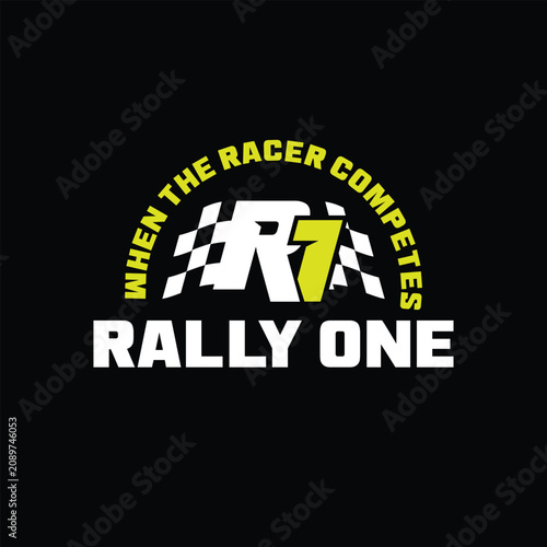 Rally One is a modern motorsport logo that symbolizes speed, passion, and victory. Its bold typography and checkered flag elements create a powerful identity for racing teams, automotive brands, and c