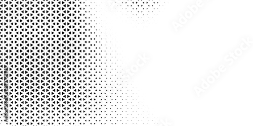 triangle geometric pattern, abstract triangle background. Halftone triangles pattern. Abstract geometric gradient background.