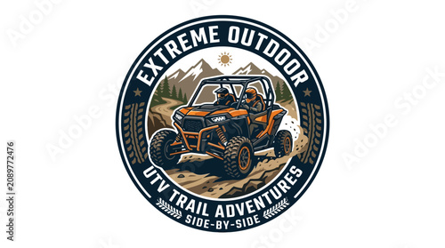 Foto Off-road vehicle on a trail.