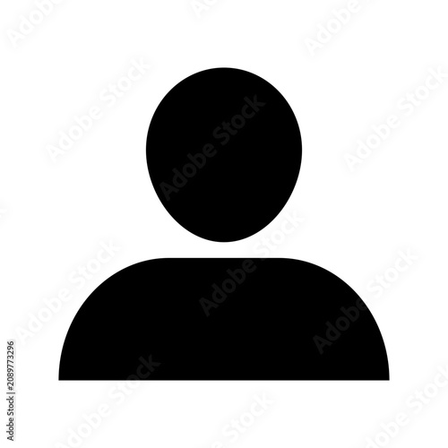 User Icon Template Vector Illustration Design. Isolated on White Background