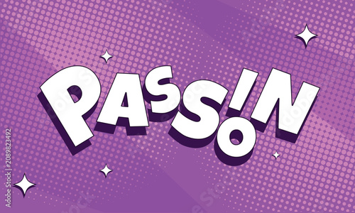 Bold Passion Comic Text