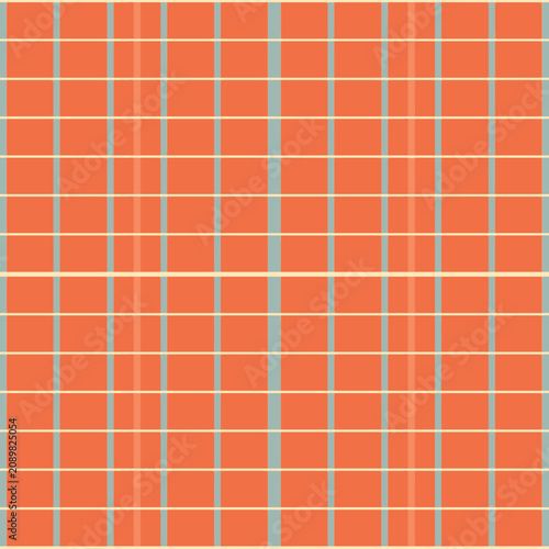 Seamless red and green plaid tartan pattern vector