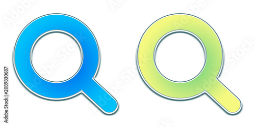 Photos Magnifying glass icon with question mark symbol isolated on transparent backgrou