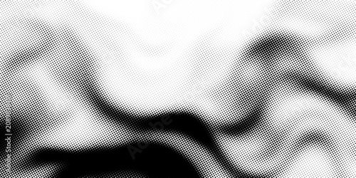 fun beautiful black and white shadow halftones retro pop art funky urban colorful comic book. Dotted halftone gradient texture. Vanishing polka dot background. Repeating dots gradation pattern backgro