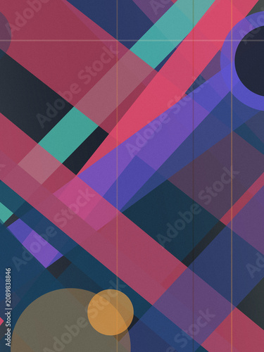 Colorful geometric plaid pattern background in pink, blue, and purple, with a modern abstract style and clean space for design layouts and text.