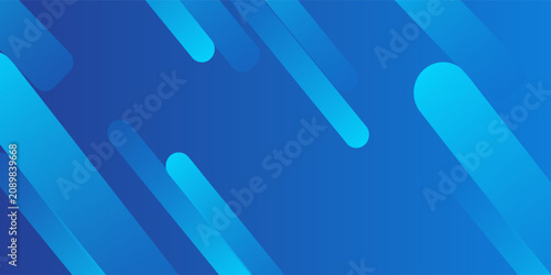 Abstract blue background with diagonal lines. Dynamic shapes composition. Vector illustration