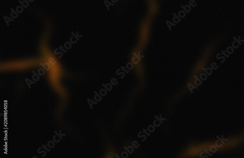 Tableau sur toile Mysterious glow in the dark abyss