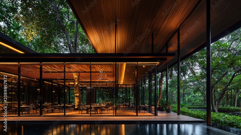 Fototapeta premium Luxurious Garden Escape