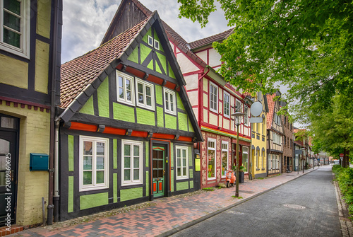 Celle, Germany - old wooden half-timbered houses in Old Town